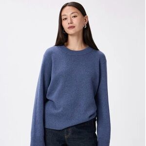 NWT Quince Mongolian Cashmere Oversized Crew Neck Sweater Sz S